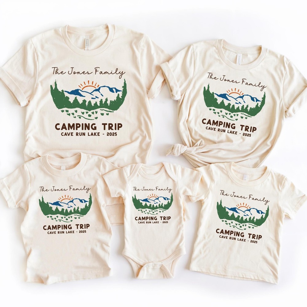 Camping Crew 2026 Shirt Family Camping Gift Matching Camping Tees Girls