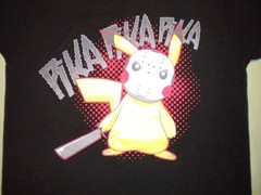 POKEMON Pikachu FRIDAY THE 13TH Jason Voorhees Spoof TeeVillain T-SHIRT Anime