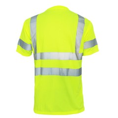 L&M Hi Vis T Shirt ANSI Class 3 Reflective Tape Safety Long Short Sleeve