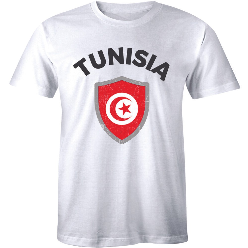 Tunisia Tunisian T-Shirt Country National Map Flag Fun Novelty Tee Men’s Shirt
