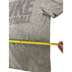 Nike Football T-Shirt Mens Large Gray Excellent Athletic Cut Graphic Tee
