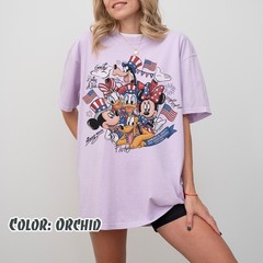 Mickey And Friends 4th July 2026 Disney Independence Day Family Shirt Tee Gift