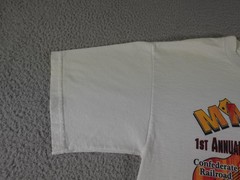 Vintage Fire Truck Shirt Mens Medium White Country Music Guitar Jamboree Fire