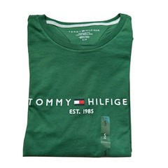 Tommy Hilfiger Men’s Embroidered Logo Regular Fit Crew Neck Jersey T-shirt Tee
