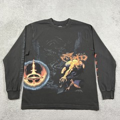 Travis Scott Utopia Tour Merch Til Further Notice T Shirt Mens Large Black