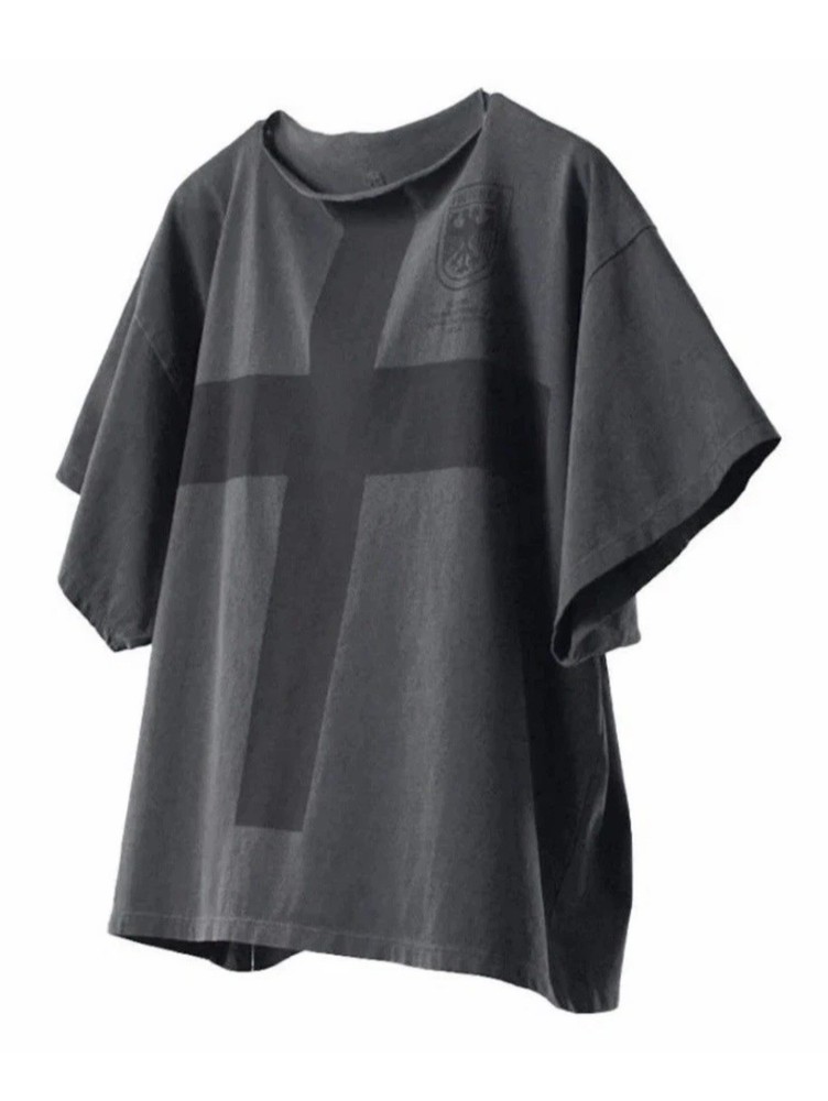 Kanye West VULTURES South Korea exclusive release Black cross Shirt Size 3 (L)