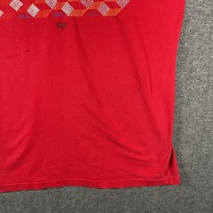 Vintage El Salvador Herbert Aguilar Graphic Shirt Mens Large Red Tourist Tee 80s