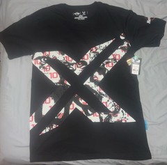 Hard Rock Messi T-Shirt Adult Medium Black Graphic Tee 100% Cotton