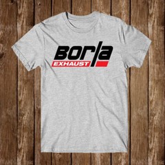 BORLA Exhaust Men’s Grey T-Shirt Size S-5XL