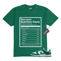 Dunk Malachite Green White Low T Shirt Match SUCC