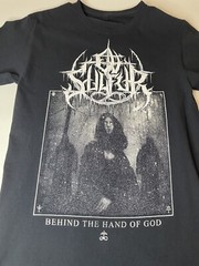 Ov Sulfur Rock Band Shirt S Deathcore Metal Behind The Hand Of God Graphic LV