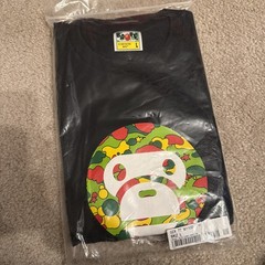 Bape Sta Camo Baby Milo Tee, Mens L, NWT