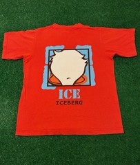 Vintage 90s Adidas Disney Donald Duck Ice Berg History Cartoon VTG Shirt Medium