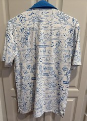 RSVLTS DISNEY’S DONALD DUCK 90TH “DESIGNING DONALD” Polo Golf Shirt Size S