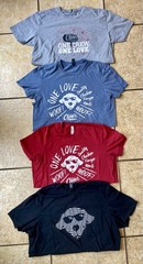 20 Raising Cane’s Chicken Crew Employee Shirts POST MALONE ONE LOVE 1LV WOOF