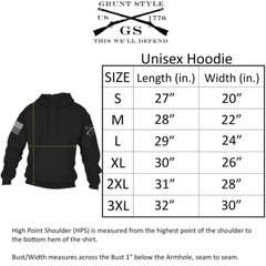 Grunt Style American Spartan 2.0 Pullover Hoodie – Black