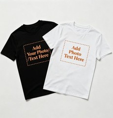 Personalized T Shirt Print Your Logo Photo Text Custom Made Tee for Kids & Adult