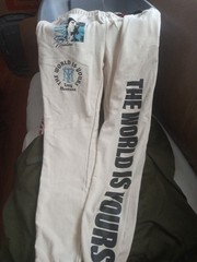 Official Scarface Tony Montana The World Is Yours Small Sweatpants