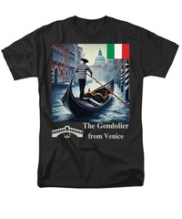 The Gondolier from Venice Premium High-End T-shirt S-4XL Italy Souvenir Gift!