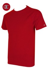 Champion Men’s Short Raglan Sleeve Crew Neck Athletic T-Shirt.