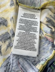 Polo Ralph Lauren T-Shirt Floral Full Print Yellow Crewneck Classic Fit Men’s XL