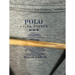 Polo Ralph Lauren Mens Slim Fit Crewneck T-Shirt Heather Gray Cotton Size M