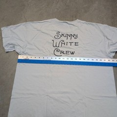 Y2K Fruit Of The Loom Men’s XL I Heart Skinny White Chick Shirt