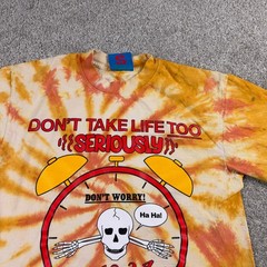 Online Ceramics Shirt Mens Small Orange Tie Dye Dont Take Like Too Seriously
