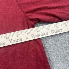 Sport-Tek Adult T Shirt Size Small Dark Red Short Sleeves Activewear
