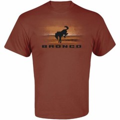 CHECKERED FLAG SPORTS FORD BRONCO DESERT LOGO SHORT SLEEVE TEE SHIRT I0105