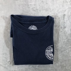 Sex Wax Shirt Mens Large Blue Mr Zogs Original Logo Graphic Long Sleeve Surf Tee