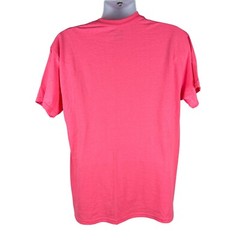 Gildan DryBlend T-Shirt Unisex Size Large Pink Cotton/Polyester