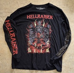 Rare OOP Creep-O-Rama Hellraiser Pinhead Limited Edition Long Sleeve T-Shirt 3XL