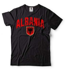 Mens Albania T-shirt Albania Flag Shirt Albania National Albania Patriotic Tee