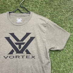 Vortex Optics Core Logo Shirt Mens Small Short Sleeve Heather Green Casual