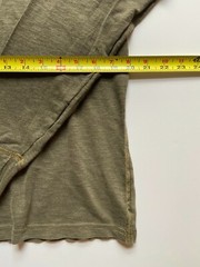J Crew Mens Henley Long Sleeve(NWT) Olive Garment Dyed UP TO 59% OFF MSRP
