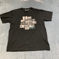 Uniqlo UT Final Fantasy 35th Anniversary Graphic T-Shirt Mens Large Black Casual