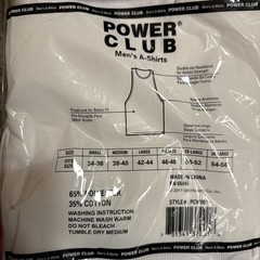 Lot Of 6 White Small A-Shirt/ Tang Top Special,Last Of Inventory