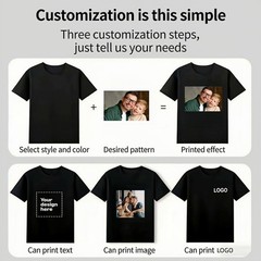 Personalized Travel Family Tee S-3XL Custom Photo Name Location 100% Cotton