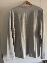 Authentic AMI Paris Long Sleeve T-Shirt NWT Unisex Organic Cotton Made Portugal