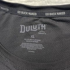 Duluth Undershirt Mens XL Black Go Buck Naked Performance Wicking Crew Neck