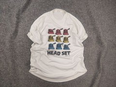 Vintage 1991’s Heat Set Doctor Who at Momi Graphic Logo White Shirt Tee Promo