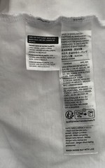 Levi’s 501 The Original Shirt Large White Short Sleeve Relaxed Script