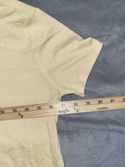 Unbound Merino Shirt Mens XS Yellow Solid 100% Merino Wool Crew Neck T-Shirt