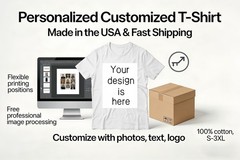 Personalized Pet Parent Tee | Custom Dog Photo & Name | Unisex Cotton S-2XL
