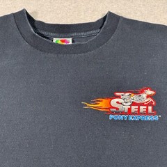 Steel Pony Motorcycle Rally Shirt Adult Medium Black Music Festival Bikes Mens
