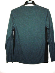 Rock & Republic Henley Pullover Men S Blue Black Long Sleeve