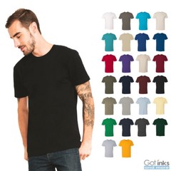 Next Level Mens Premium Short Sleeve Crew T-Shirt Plain Basic Cotton Tee 3600