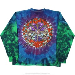 GRATEFUL DEAD-CELTIC MANDALA-TIE DYE LONG SLEEVE-2 SIDED T-SHIRT S-M-L-XL-XXL