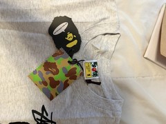 A Bathing Ape BAPE Men’s M Black Graphic Logo Crew Neck Short Sleeve T-Shirt
